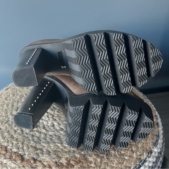 Bumper BI82 Patchwork Denim Heeled Boots - Picture 7 of 12